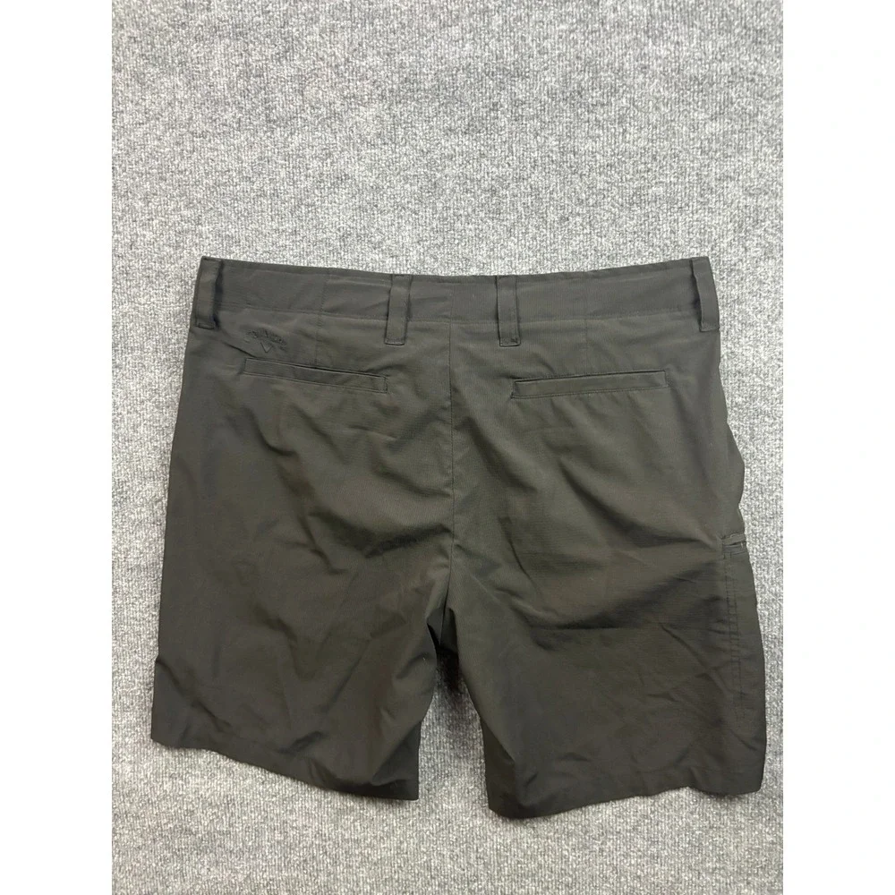 Callaway Golf Shorts Mens 36 Charcoal Grey Stretch Performance Cargo Pocket 9